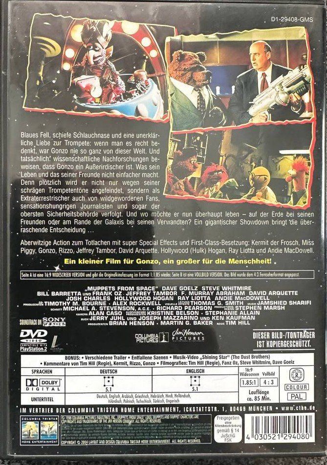 Tutti i DVDs: Muppets Muppet Show Muppets aus dem All – Usato da Beringen venduto da Mantafisch1 1