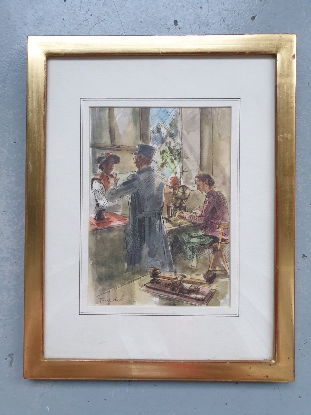 Gemälde: Aquarell / Friedrich Traffelet – Gebraucht aus Zürich von B-Rock 1