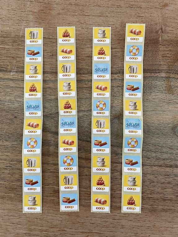 Coop Raccolte di bollini & punti: 40 Sammelmarken Splash – Nuovo e nell'imballaggio originale da Muri b. Bern venduto da dindlerothler