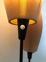 Vintage Plissee Tüten Stehlampe/ Leuchte Mid Century 50/60er