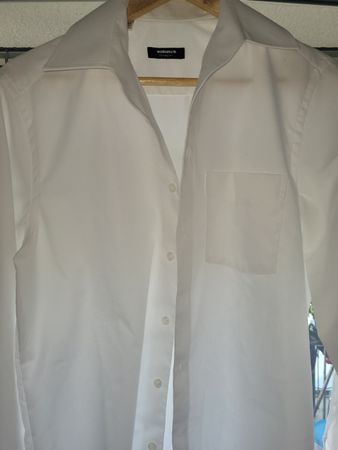 Weisses Walbusch Hemd, Gr. 38, Regular Fit, Baumwolle, Top!