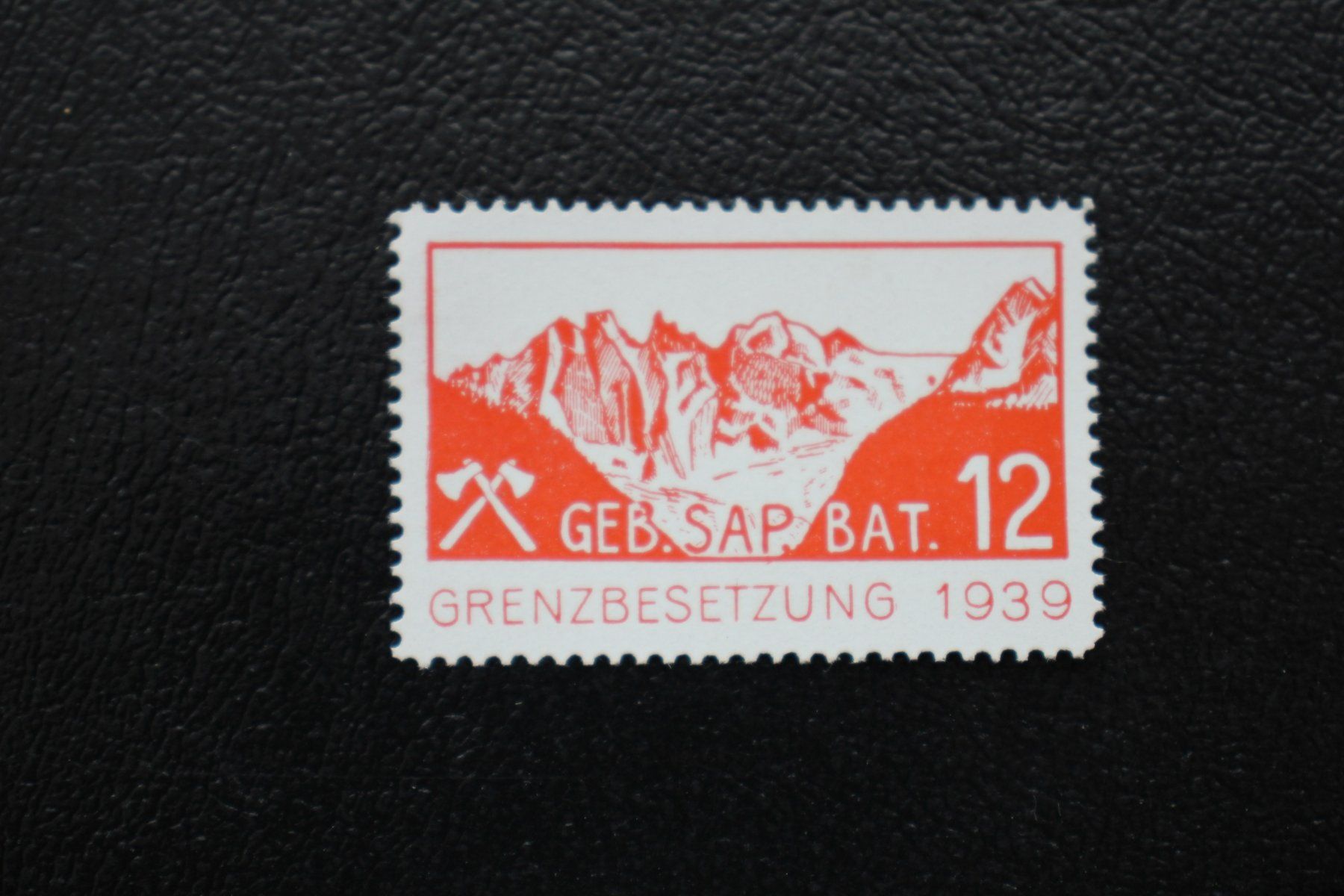 Tous les timbres: GEB. SAP. BAT. 12 GRENZBESETZUNG 1939 – D'occasion à Wiedlisbach par Hrudolfo
