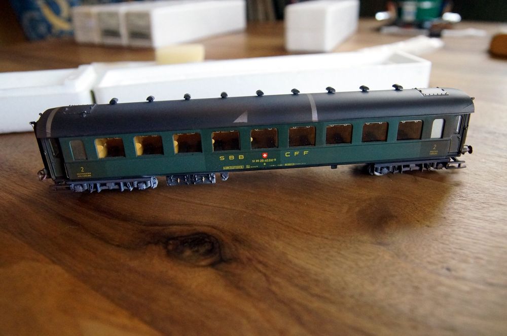 Metropolitan Modelleisenbahnen: Metrop/API 7090 E - SBB Personenwagen 2. Klasse UIC – Gebraucht aus Schönenwerd von Steidi 5