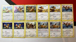 POKÉMON / 12x Eevee Lot 🇺🇸🇩🇪