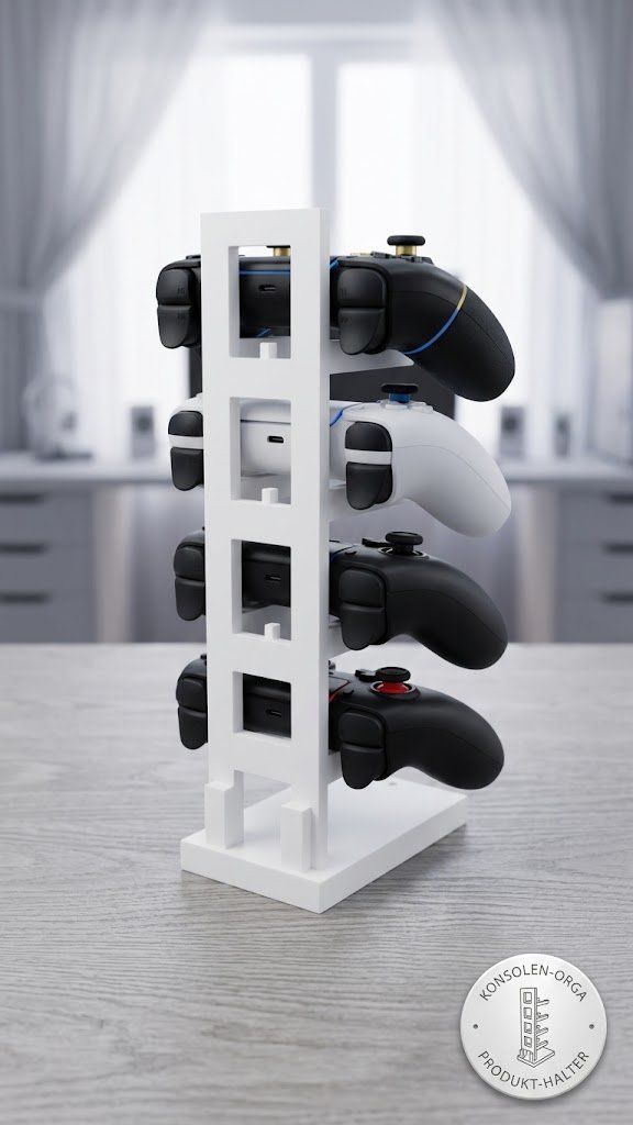 Konsolen: 4-fach Controller-Halterung / Ständer – Neu (gemäss Beschreibung) aus Staufen von El3D