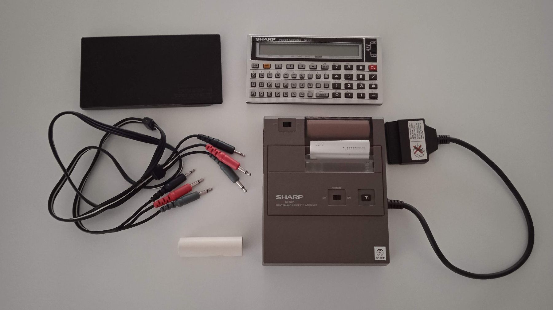 Sharp Taschenrechner: Sharp PC-1260 Pocket Computer mit CE-126P Printer! Top – Gebraucht aus Zollikofen von kom_2ddj 8