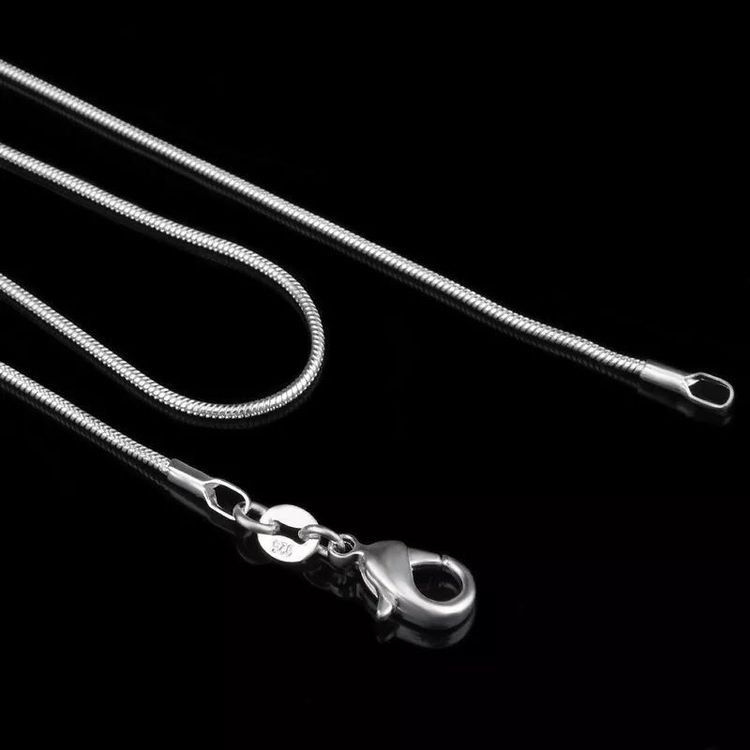 Catenine: Schöne 925 versilberte Kette 18" / c.a. 46cm / 1 Stück – Nuovo (secondo la descrizione) da Grenchen venduto da maretop