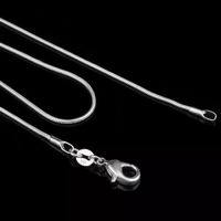 Schöne 925 versilberte Kette 22" / c.a. 55 cm / 1 Stück