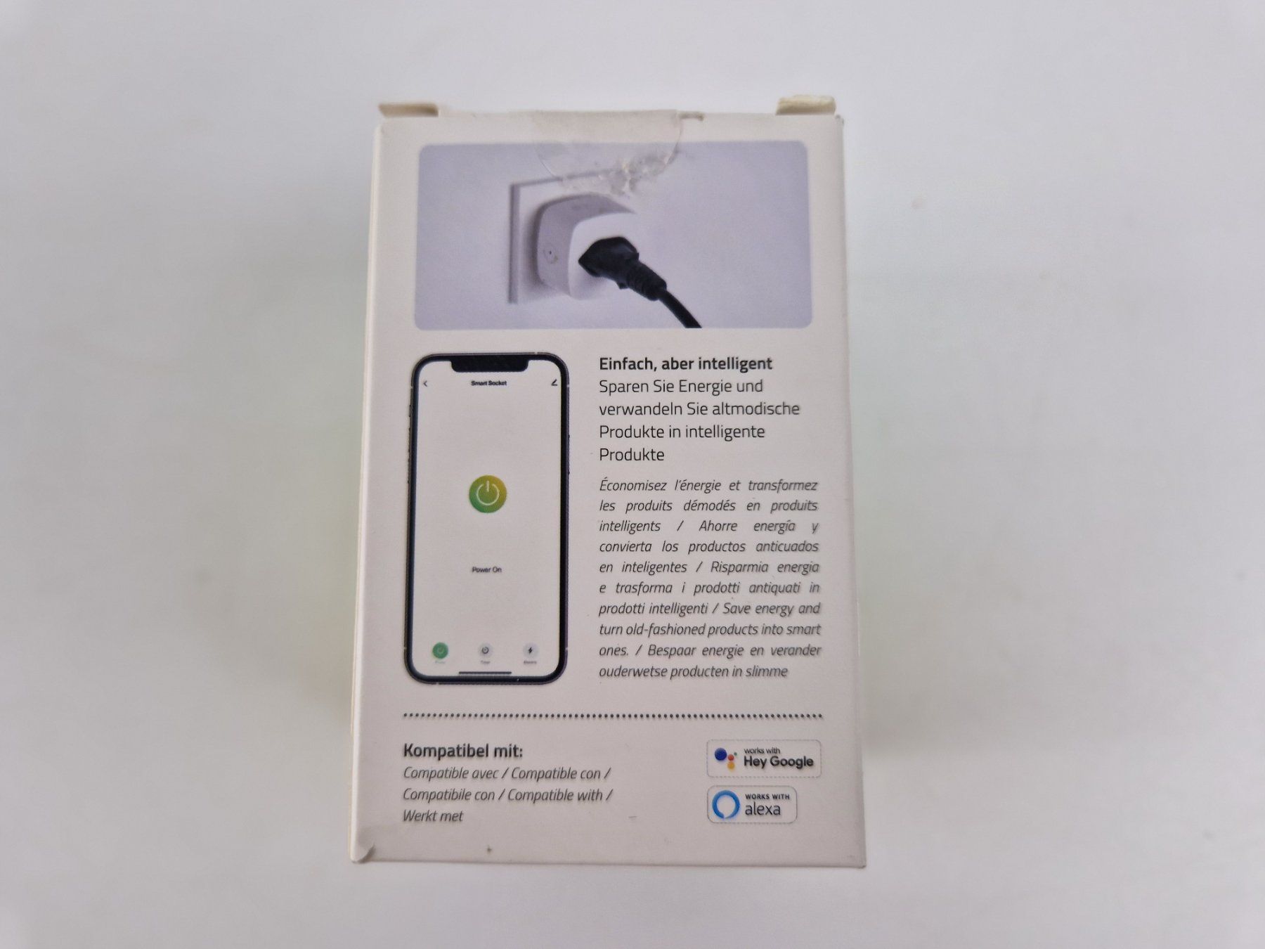 Spine: HOMBLI Smart Socket CH, Smart Plug – Nuovo e nell'imballaggio originale da Muhen venduto da Restwert_Muhen 2