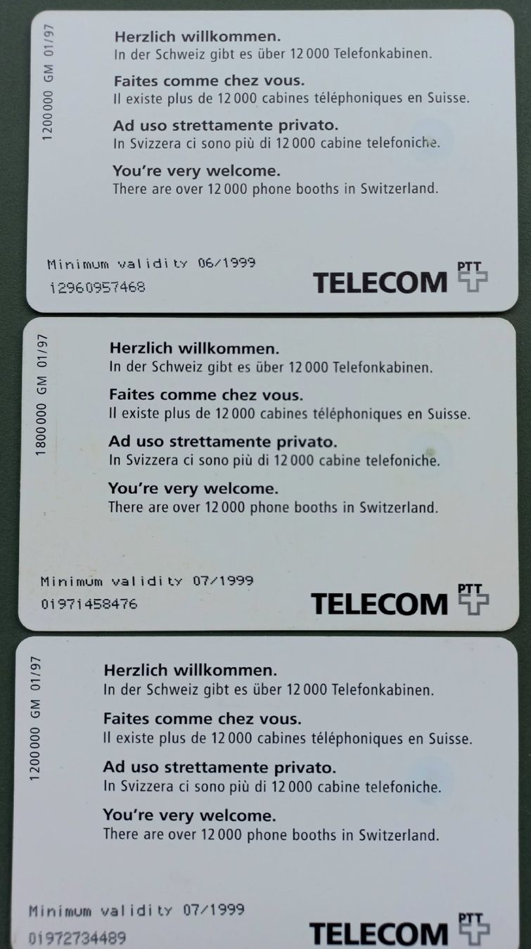 Swisscom Telefon- & Taxkarten: Taxcard Swisscom - Telefonkabine - CH – Gebraucht aus Niederuzwil von lubimaja 1