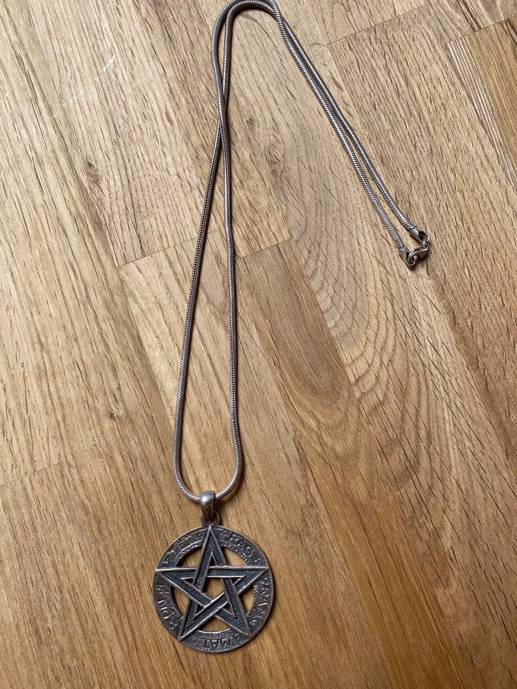 Anhänger: Pentagramm Anhänger mit Silberkette – Gebraucht aus Hittnau von Minitwo146 1