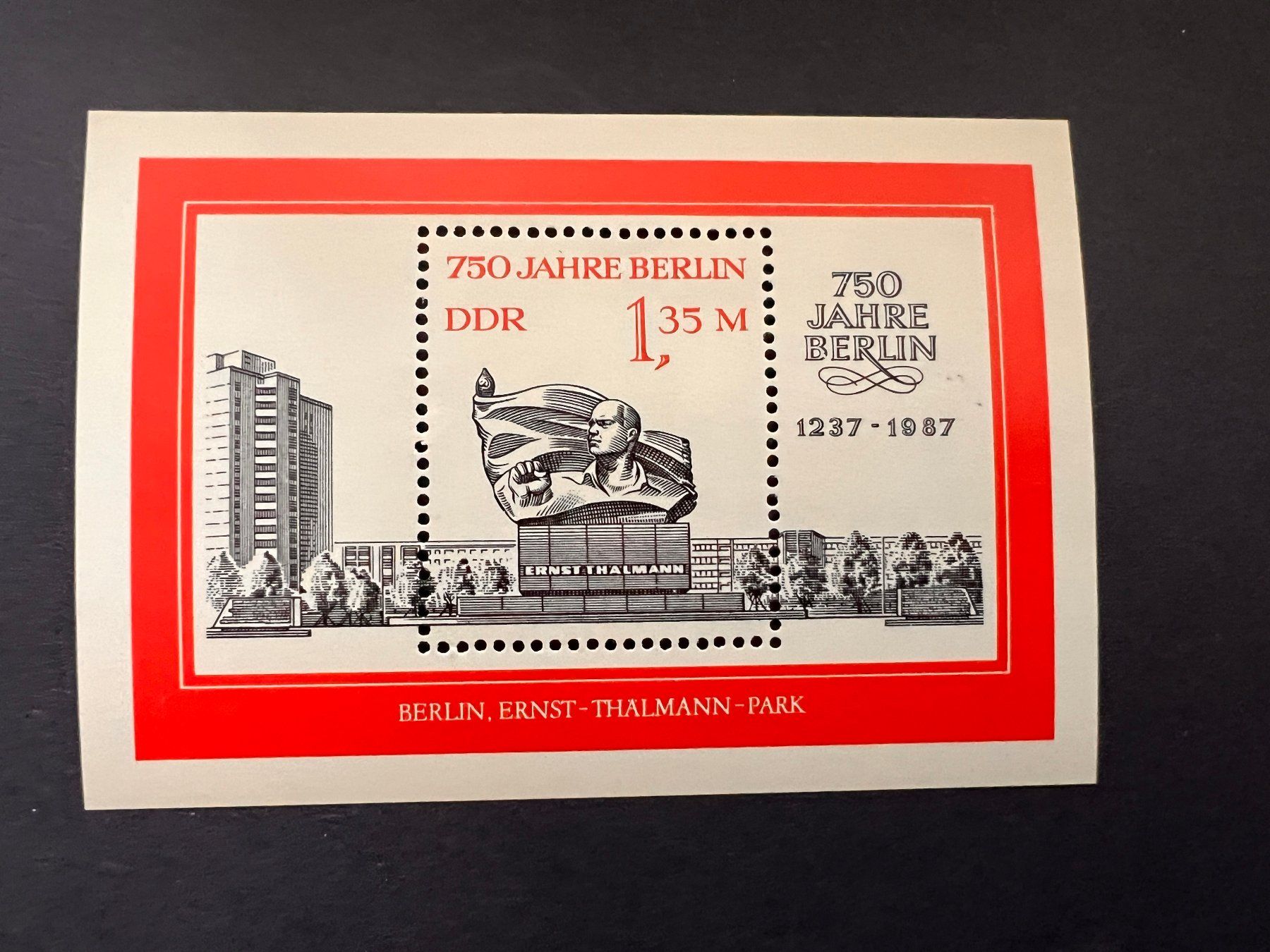 Tutti i francobolli: DDR 1987  Block 89  Luxus **   (3369) – Nuovo (secondo la descrizione) da Hinwil venduto da Sidi4