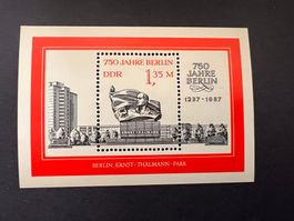 DDR 1987  Block 89  Luxus **   (3369)