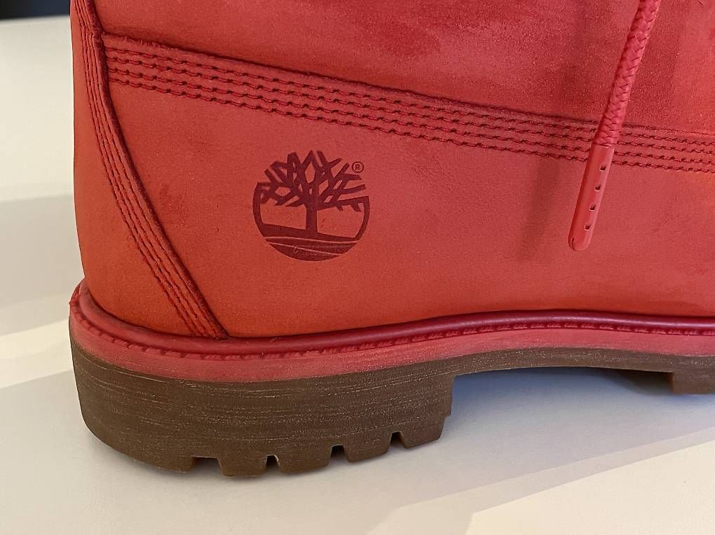 Scarpe da uomo: Timberland 6-Inch Premium - Chaussures Rouges – Usato da Gland venduto da Khazmur1 4