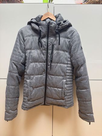 Giacca invernale imbottita grigia, taglia S/M, come nuova!