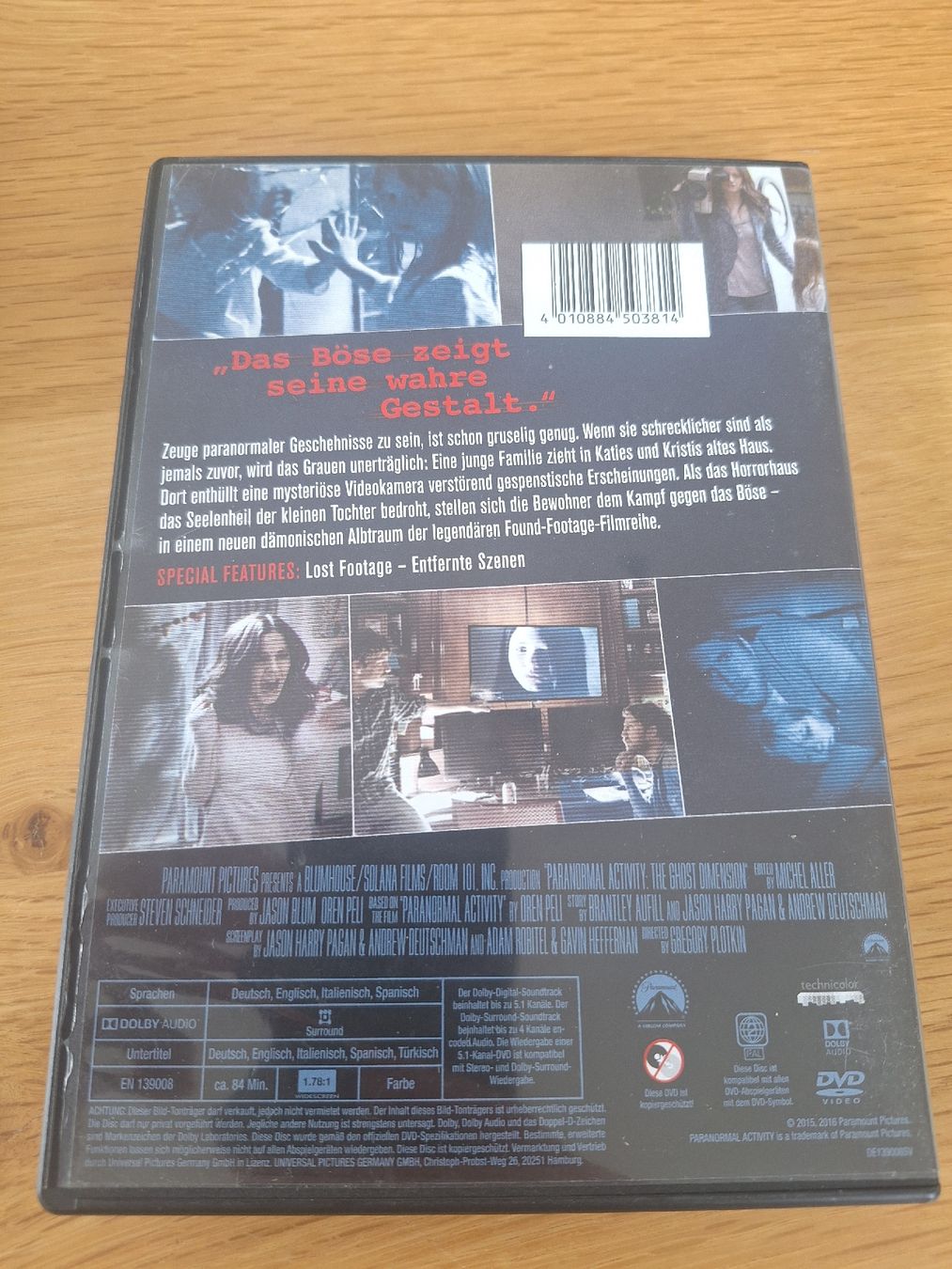 Tutti i DVDs: Dvd Paranormal Activity – Usato da Wanzwil venduto da chlinih93 1