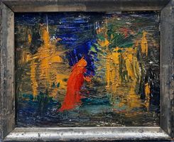 Expressives Gemälde zugeschr. Hans Zaugg
