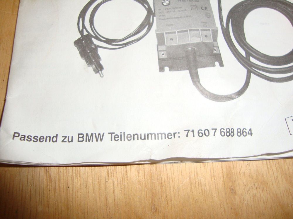 BMW-Motorrad Ladegerät FA07 10750 00048
