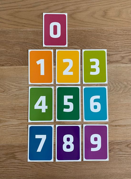 Telepathische Zahlenkarten - 5 Sets Für Verblüffende Gedankenlese-Tricks | Mentalismus Zubehör