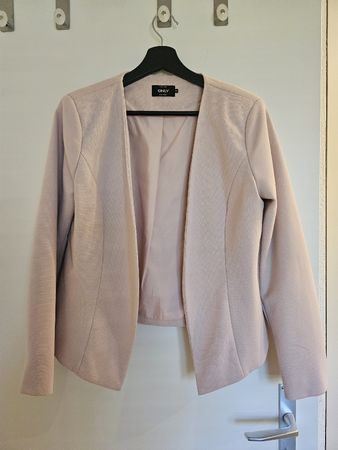 Blazer Only rose clair matière structurée taille 38