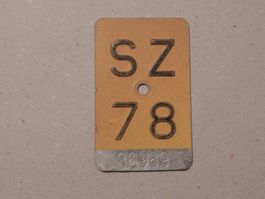 Mofa Töffli Motorrad Puch Nummer SZ 78 Schwyz 1978 Geschenk