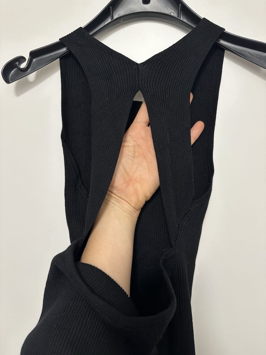Mango Vestiti: Schwarzes enges Strickleid - Mango - L - Neu & ungetragen – Nuovo (secondo la descrizione) da Zug venduto da tami12 3