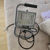 Strahler Baustrahler Halogen Lampe mit Kabel und Stecker