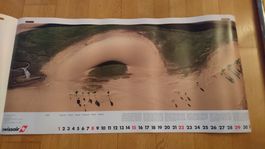 Swissair Kalender 1989, ungebraucht,