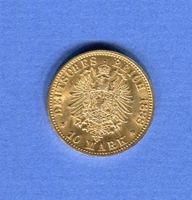 (207) Preussen 10 Mark 1888 TopStgl Gold