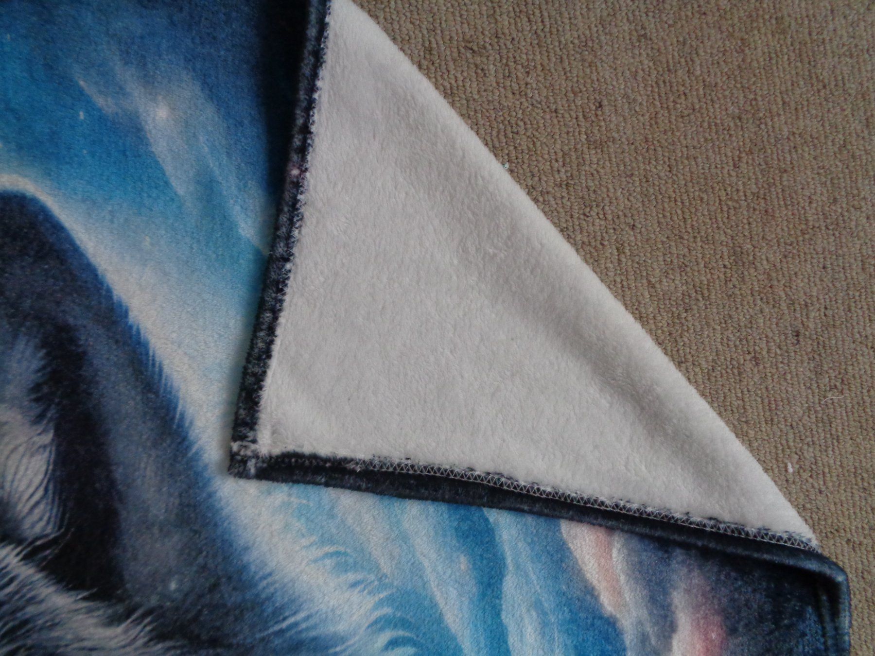 Decken: Kuschel Decke mit Husky 100x150cm – Neu (gemäss Beschreibung) aus Langenbruck von Gumsi 3