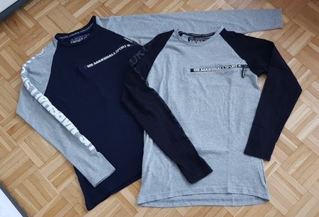 2x Langarm Shirt US Marshall Sport Gr. S