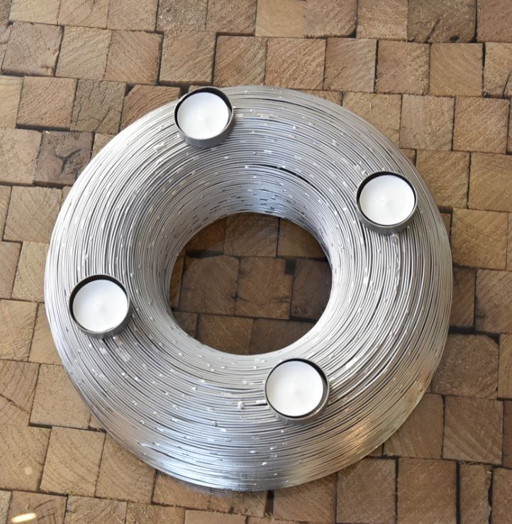 Bougeoirs: Kerzenkranz Metall – D'occasion à Menziken par _Goldis_ 4