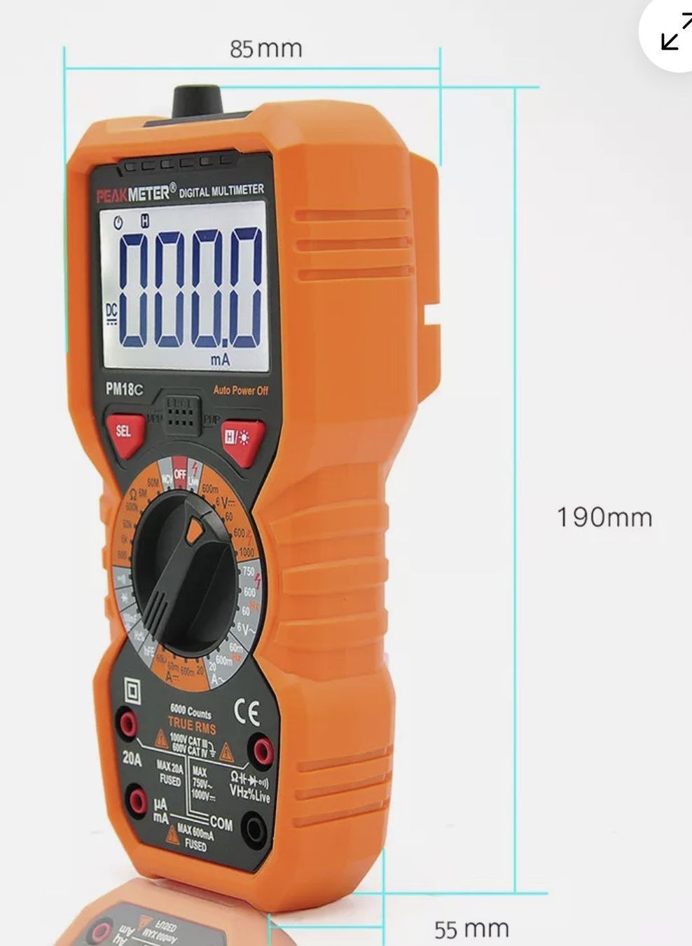 Misurare: Digital Multimeter Peakmeter PM 18C Fabrikneu in OVP – Nuovo e nell'imballaggio originale da Horw venduto da Arta20000 1