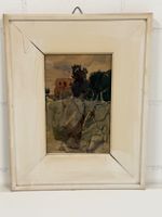 HANS SANDREUTER (1850- 1901) Studie zum Bild Tivoli Rom