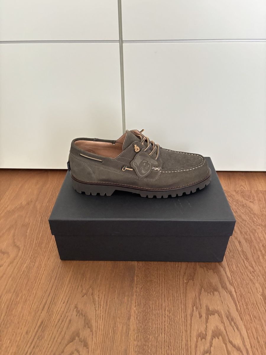 Scarpe da uomo: Pompeii Bristol Suede dunkelgrün – Nuovo (secondo la descrizione) da Basel venduto da dav_k2x8 1