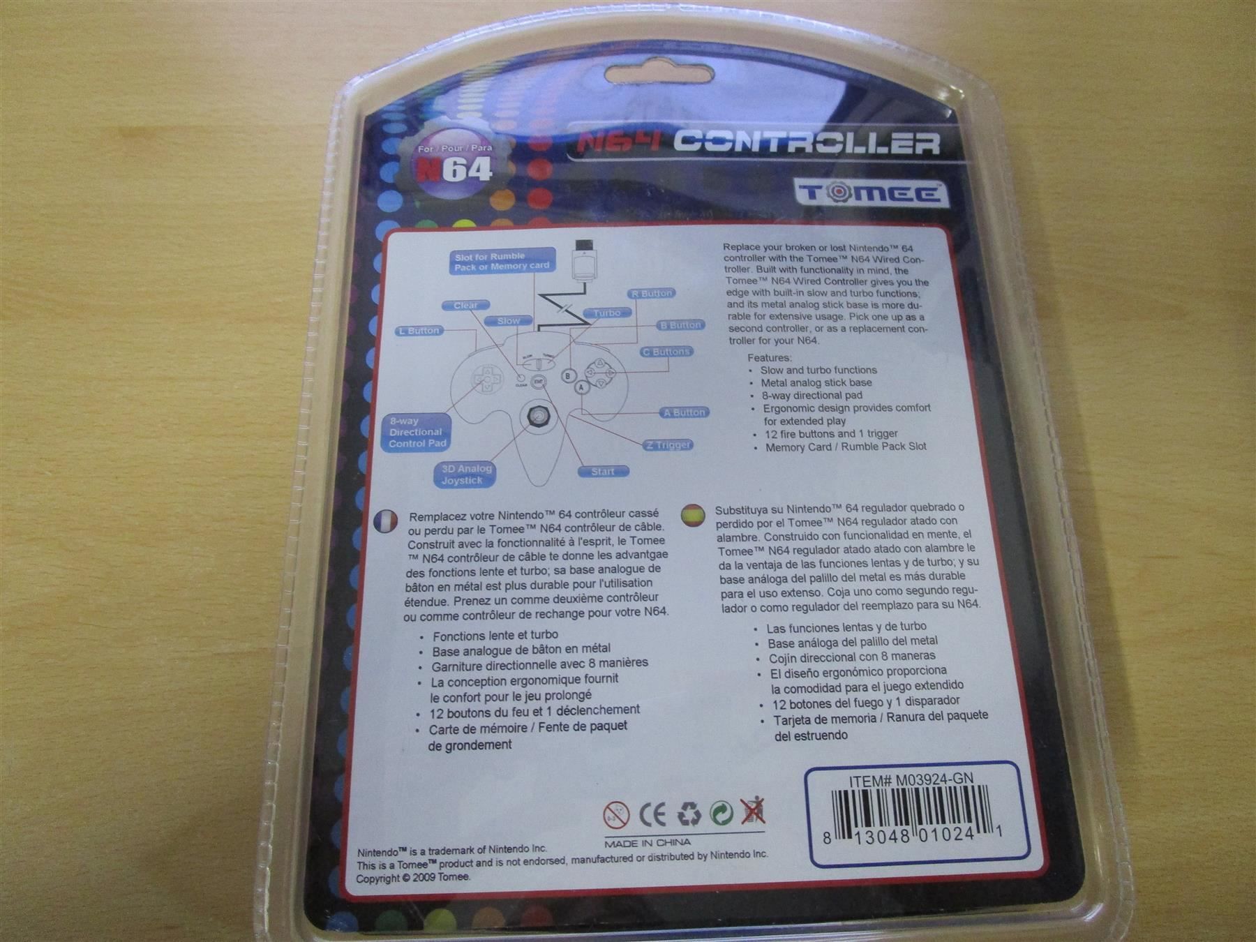 Altri accessori: Nintendo 64 Controller Tomee grün – Nuovo e nell'imballaggio originale da Goldau venduto da agestuffer 2