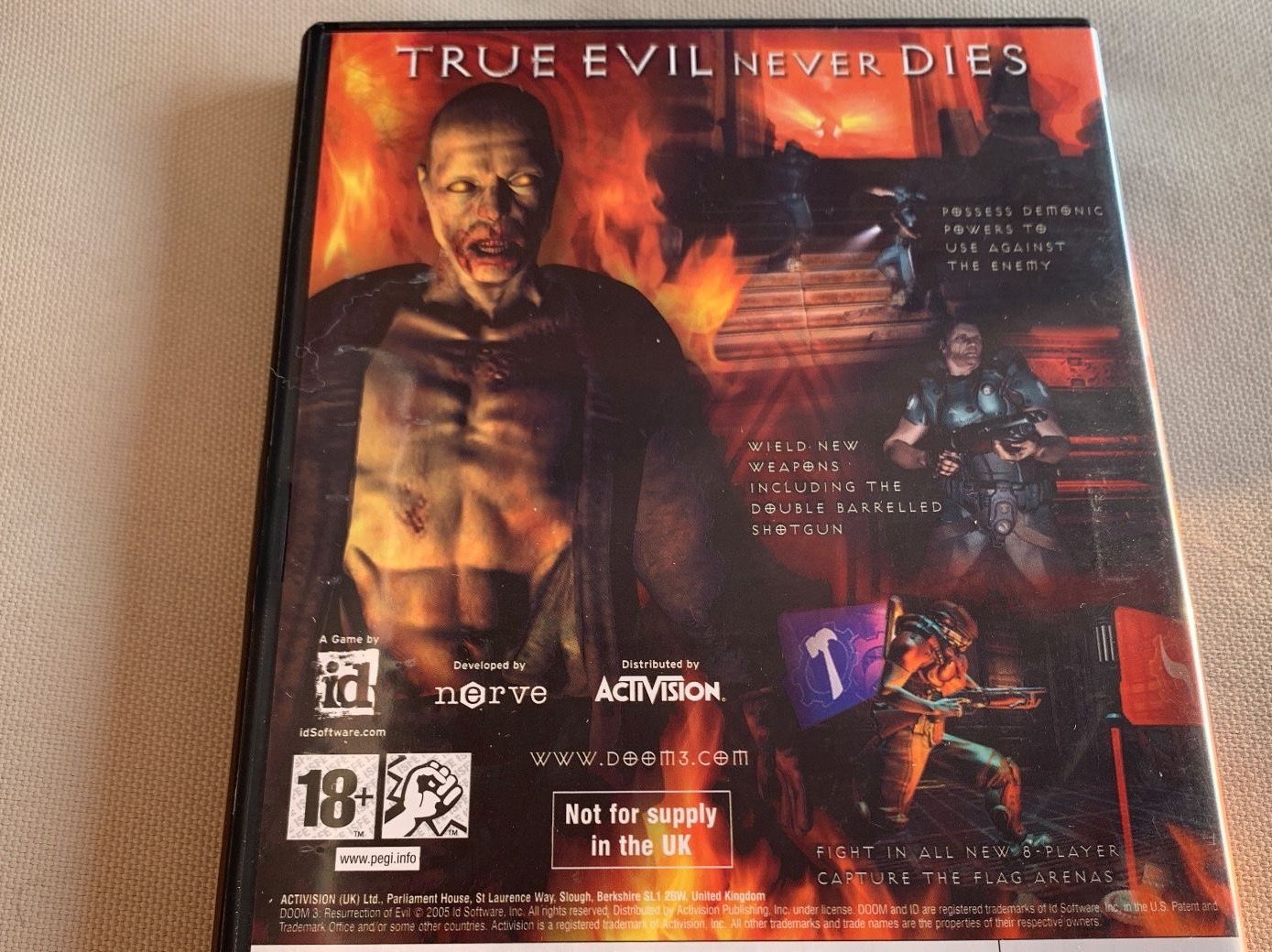 Spiele: DOOM 3 RESURRECTION OF EVIL PC SPIEL – Gebraucht aus Regensdorf von  1