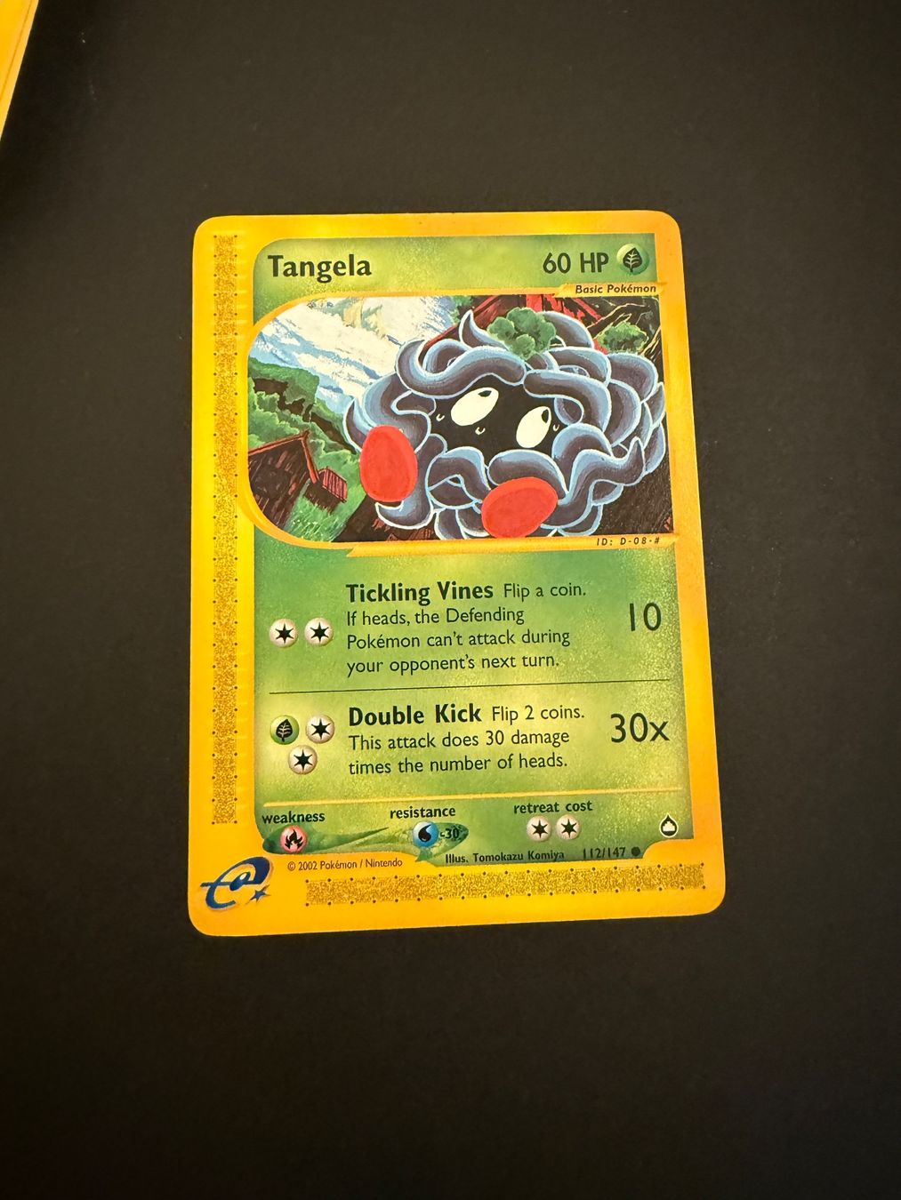 Pokémon Carte collezionabili: Tangela 112/147 - Aquapolis – Usato da Zürich venduto da pokemon_cards