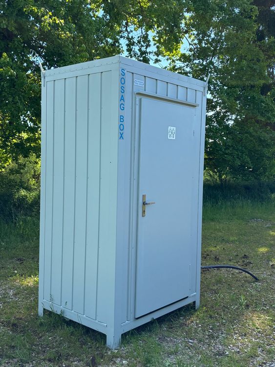 SOSAG WC Box - Mobile, anschliessbare WC-Kabine | Kaufen auf Ricardo