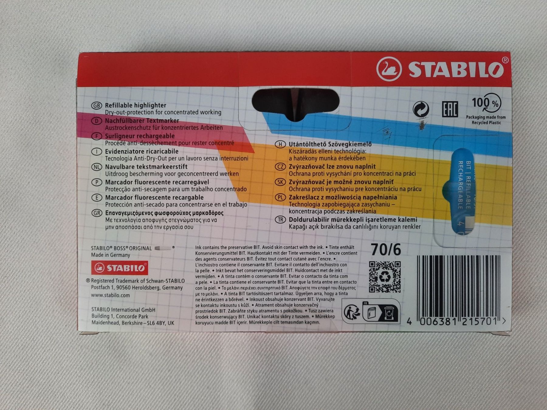Stabilo Penna & Evidenziatori: STABILO BOSS ORIGINAL Textmarker – Nuovo (secondo la descrizione) da Beinwil am See venduto da Restwert_Beinwil 3