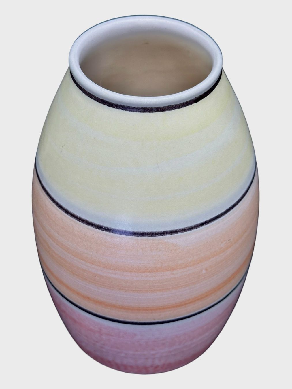 Vase Céramique Vintage Scheurich Années 60 - 18 Cm, Allemagne, Bon état D'occasion