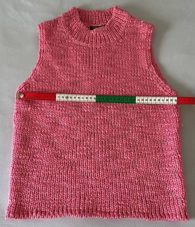 Maglioni & Felpe: Neuwertig ärmellos pink Strick Pullunder  – Usato da Merlischachen venduto da tsb-2025 2