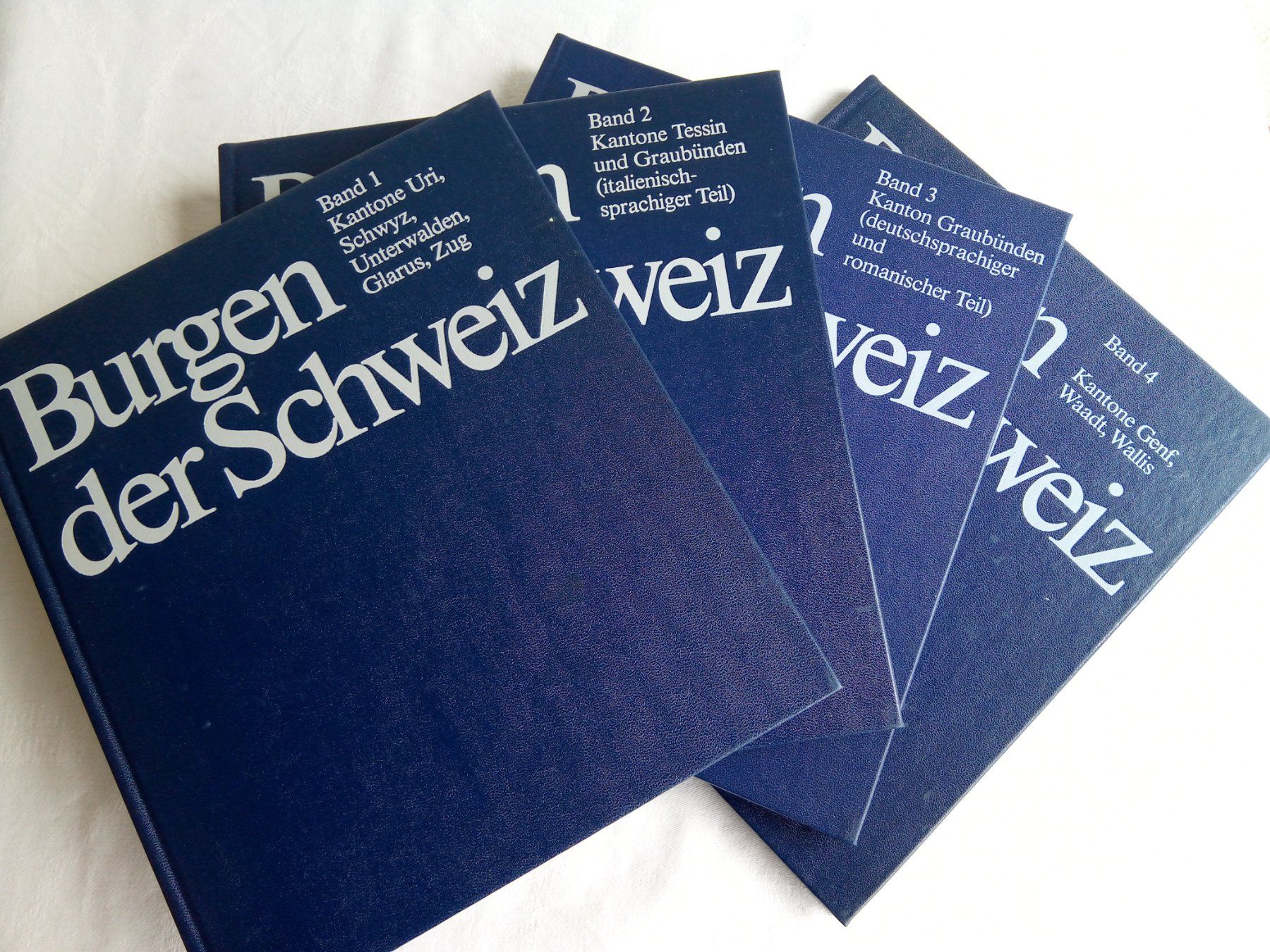 Libri: Burgen der Schweiz; 9 Bände – Usato da Pratteln venduto da Zund-88-Funken 1