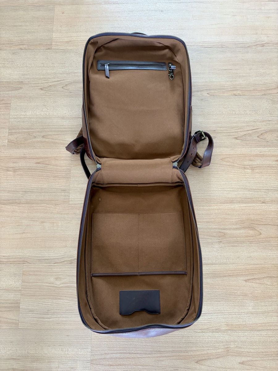 Zaini: Lederrucksack von Satchel & Page – Usato da Baden venduto da Solencel01 3