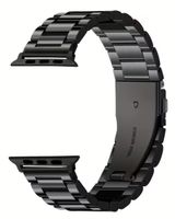 Edelstahl Armband für Apple Watch 38 40 41 mm Schwarz