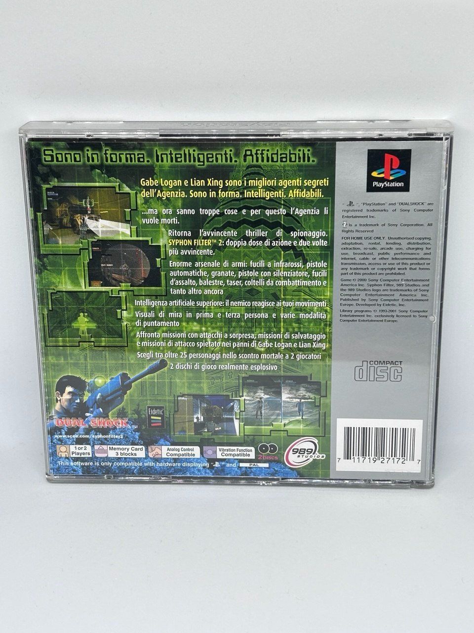 Sony Giochi: Syphon Filter 2 Sony PlayStation 1 – Usato da Giubiasco venduto da LorisVale 1