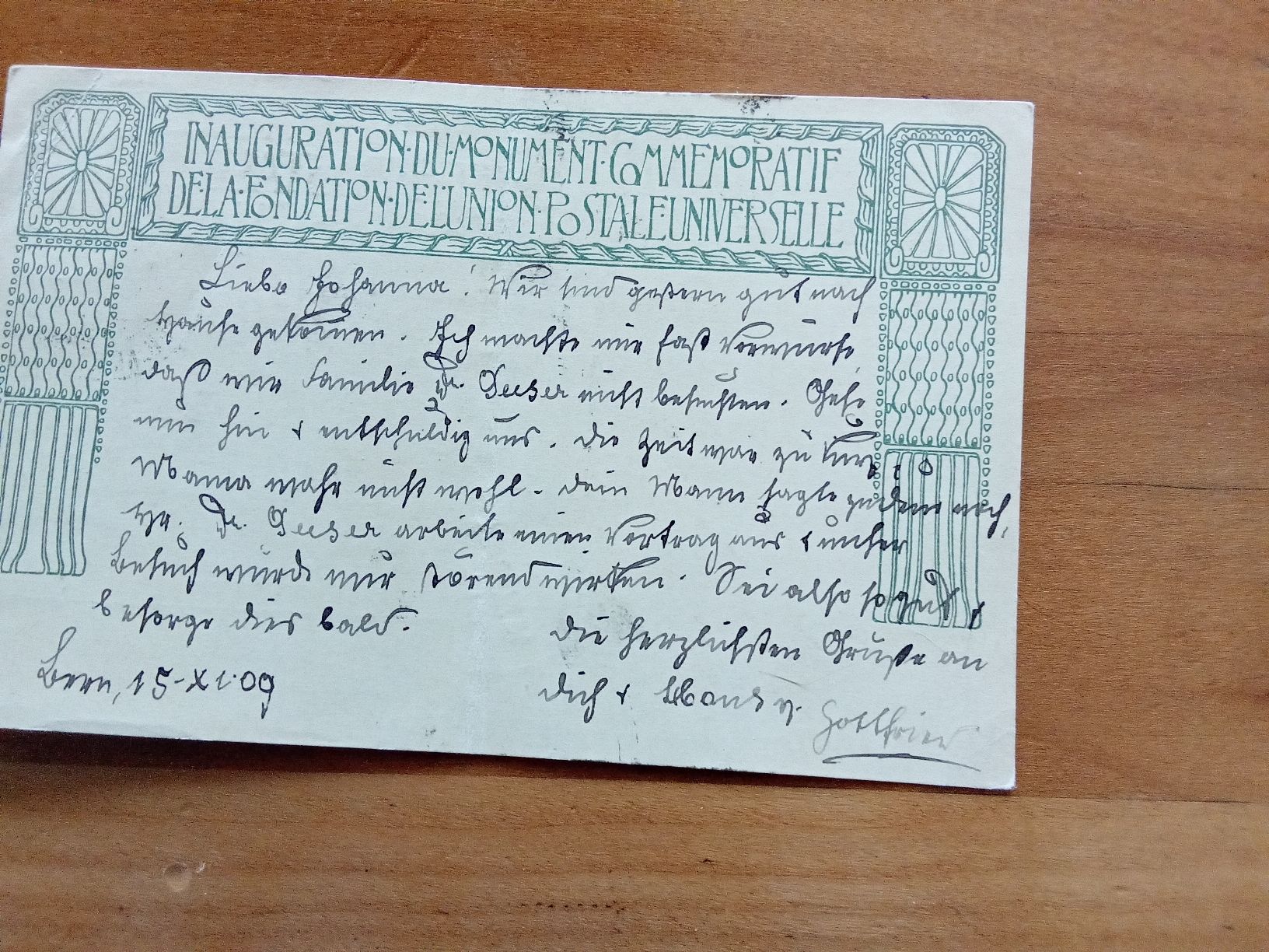 Cartes postales: POSTKARTE 1909 – D'occasion à Muri BE par Alk 1