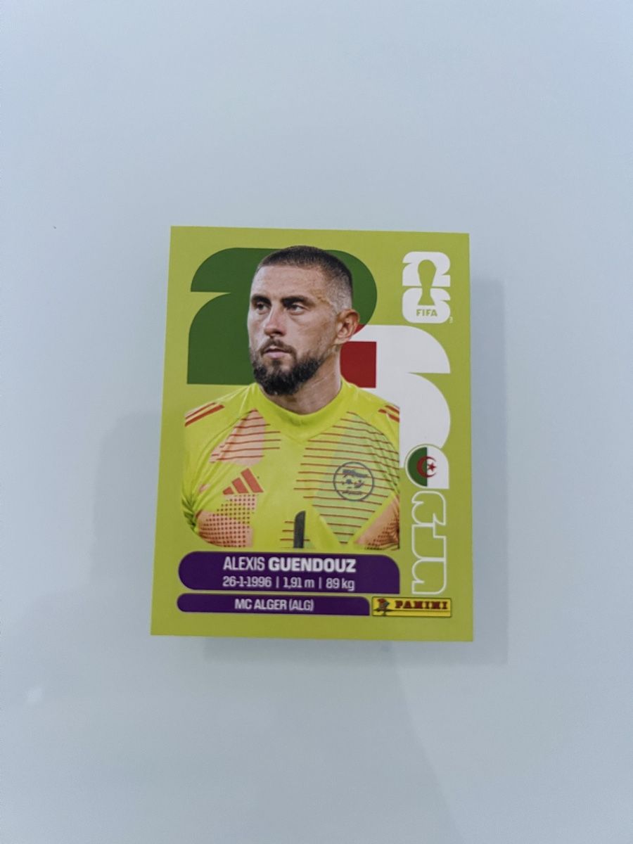 Panini Carte collezionabili: Panini WM 2026 Alexis Guendouz ALG 2 – Nuovo (secondo la descrizione) da Basel venduto da niki7v