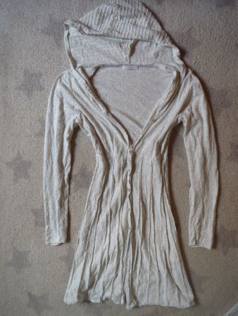 sehr schöne NILE Damen Long Jacke Gr S mit Kapuze