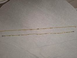Lot de 2 colliers vintage fantaisie